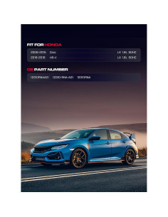 Cubierta de Válvula de Motor XIMAKA 12310RNAA01 para Honda L4 1.8L 2