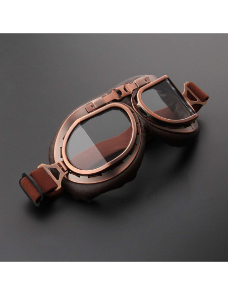 Gafas de Motocicleta MUXSAM Vintage a Prueba de Viento