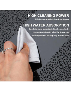 Paño de Limpieza iGeyzoe 100 Pcs Suede 15x18 cm 2