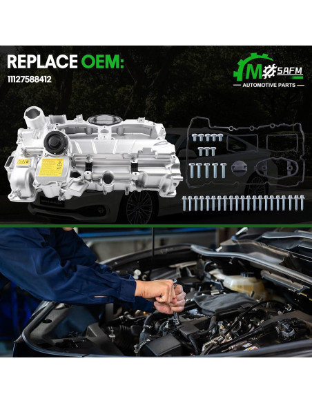 Kit Tapa de Válvula Motor MDSAFM para BMW 2.0L N20 2012-2018