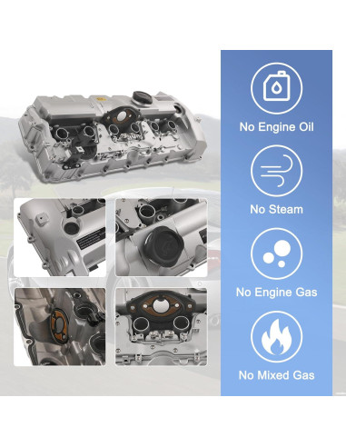 Cubierta de Válvula de Motor Aluminio CARMOCAR para BMW 2007-2013