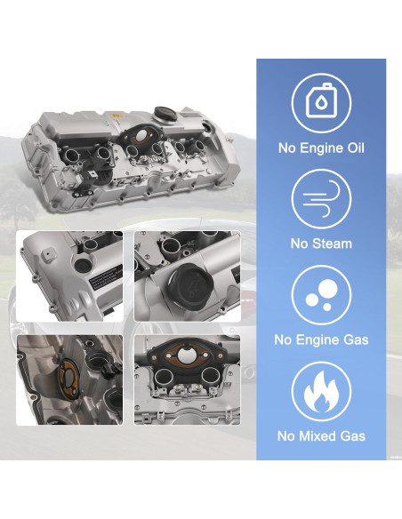 Cubierta de Válvula de Motor Aluminio CARMOCAR para BMW 2007-2013