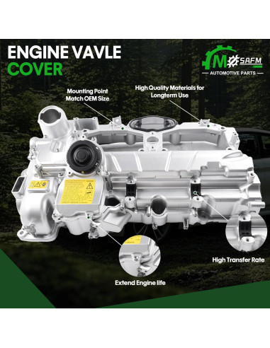Kit Tapa de Válvula Motor MDSAFM para BMW 2.0L N20 2012-2018