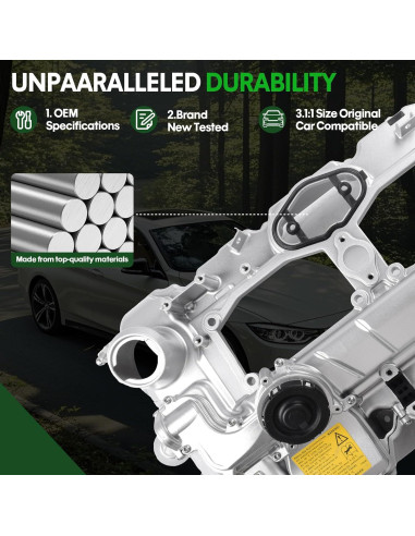 Kit Tapa de Válvula Motor MDSAFM para BMW 2.0L N20 2012-2018