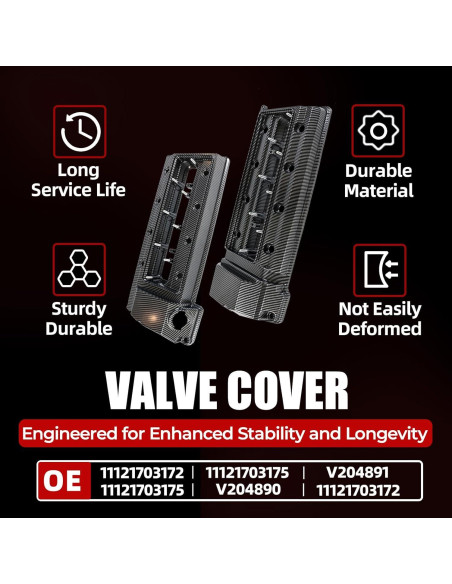 Conjunto Tapa Válvula Aluminio MITZONE BMW 740i 740iL E38 4.4L