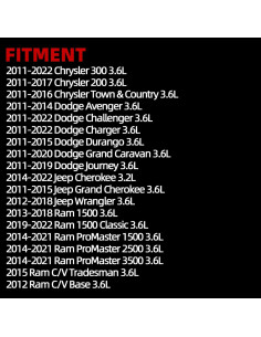 Tapa de Válvula MITZONE 3.6L Compatible Dodge Chrysler Jeep 2