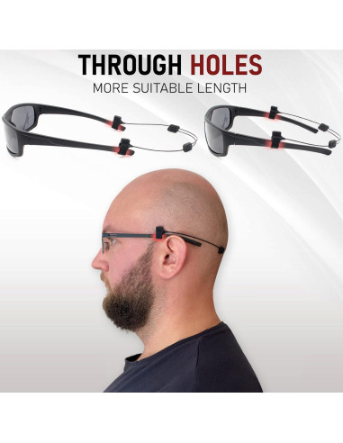 Soporte de Cuerda para Gafas SIGONNA - Correa Ajustable 45,72 cm