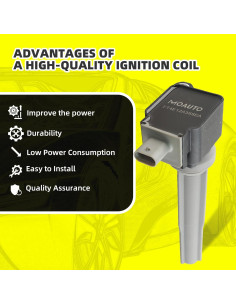 Juego de 6 Bobinas de Encendido y Bujías Iridio MOAUTO UF773 2