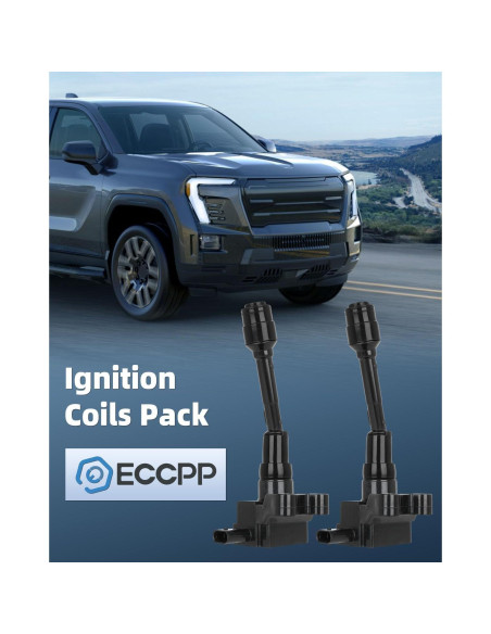 Bobinas de Encendido ECCPP UF736 + 3 Bujías Iridio para Ford