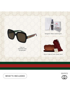 Gafas de sol Gucci GG0036S para mujeres + Kit iWear 2