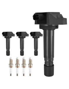 Juego de 4 Bobinas de Encendido y Bujías Iridio HYR UF582 para Honda Civic 1.8L