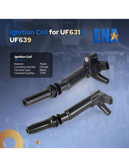 Pack 8 Bobinas de Encendido ENA 6.2L V8 para Ford F-150 F-250 F-350