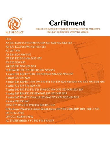 Bobina de Encendido HLZ PRODUCT UF667 Compatible BMW