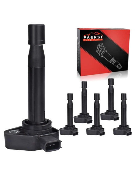 Paquete de 6 Bobinas de Encendido FAERSI para Honda y Acura