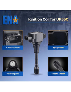 ENA Juego de 6 Bobinas de Encendido para Nissan Infiniti 2.5L 3.5L 2