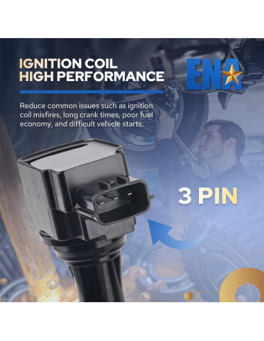 ENA Juego de 6 Bobinas de Encendido para Nissan Infiniti 2.5L 3.5L