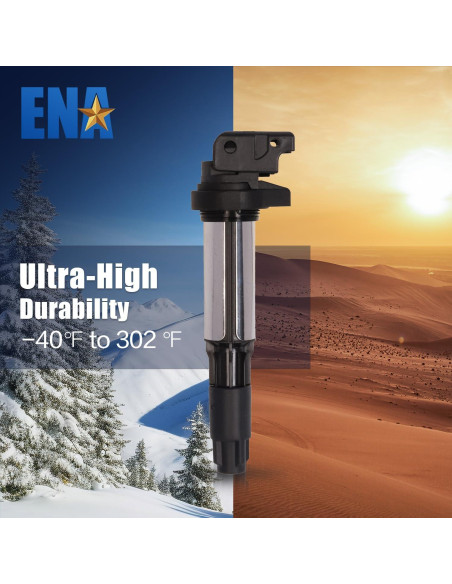 ENA Juego de 6 Bobinas de Encendido y Bujías para BMW