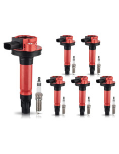 ENA Juego de 6 Bobinas de Encendido y 6 Bujías Platino V6 3.5L 3.7L