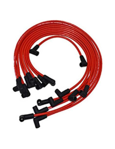 Kit de Cables de Bujía Silicona A-Team Performance 8mm Rojo