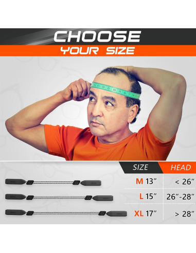 Correa Ajustable para Gafas SIGONNA - 3 Pcs Silicona