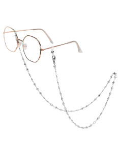 Cadena de Gafas Acero Inoxidable Hecha a Mano 74.93 cm