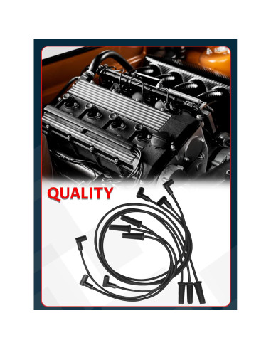 Cables de Bujía Ntoauto 9746BB 8mm 127cm 111.76cm 63.5cm