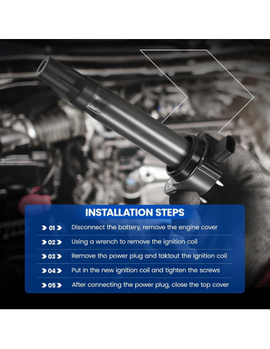 Paquete de 6 Bobinas de Encendido SYKRSS UF571 para BMW