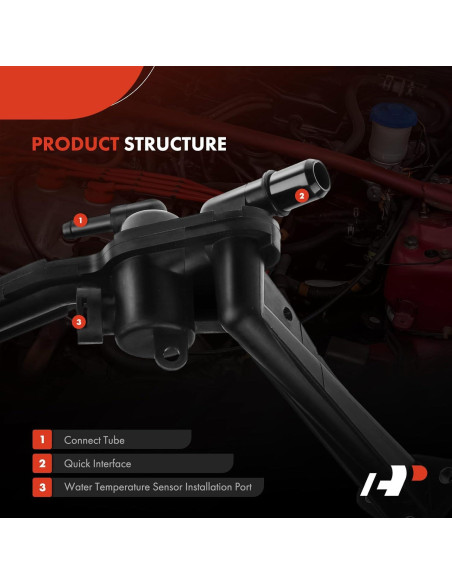 Conector de Flange de Manguera A-Premium para Volkswagen y Audi