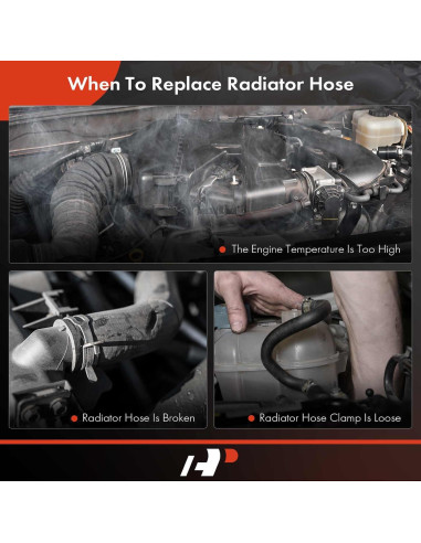 Manguera de Refrigerante Superior A-Premium para BMW E39 2.5L-3.0L