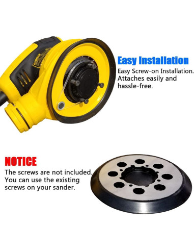 Pad de Lijado de Metal 12.7 cm H2solution para DeWalt