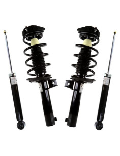 Amortiguadores Traseros y Estribos Completos AutoShack para VW Jetta 2005-2014, Audi A3 2006-2013