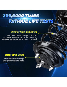 Conjunto Amortiguadores Delanteros y Barra Estabilizadora Aeagle para Ford Focus 2006-2011 2