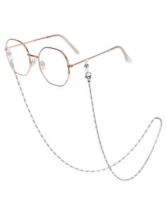 Cadena de Gafas de Acero Inoxidable Hecha a Mano 74.93 cm
