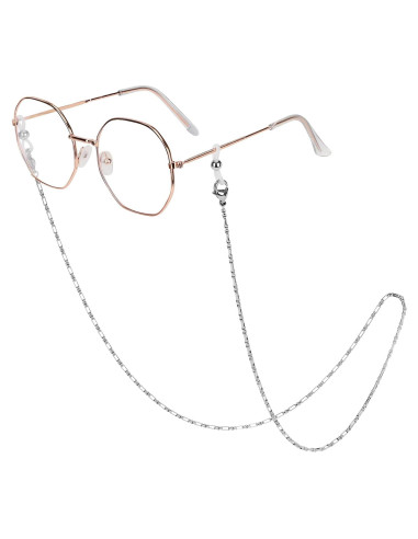Cadena de Gafas de Acero Inoxidable Hecha a Mano 74.93 cm
