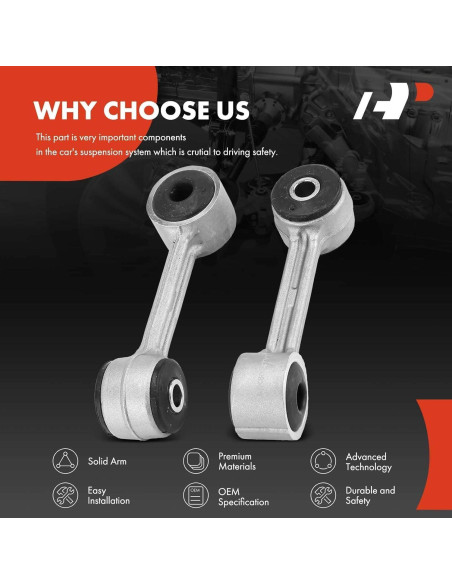 Enlaces de Barra Estabilizadora Trasera A-Premium BMW Z4 2004-2016