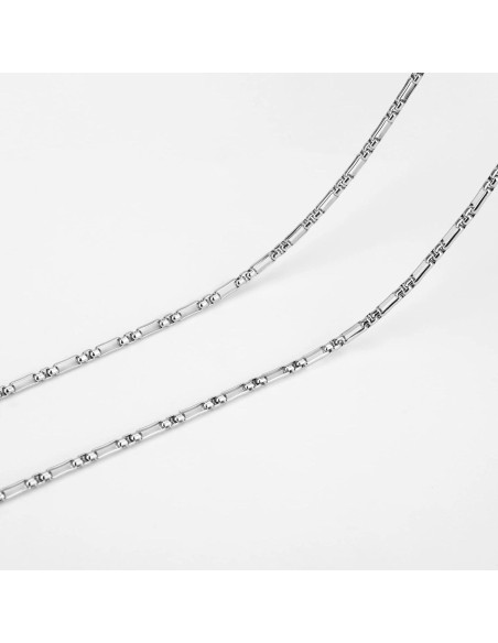 Cadena de Gafas de Acero Inoxidable Hecha a Mano 74.93 cm