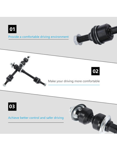 Enlace de Barra Estabilizadora Delantera K80338 para Ford F-150 2005-2008