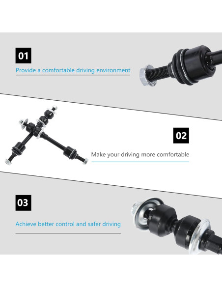 Enlace de Barra Estabilizadora Delantera K80338 para Ford F-150 2005-2008