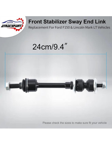 Enlace de Barra Estabilizadora Delantera K80338 para Ford F-150 2005-2008