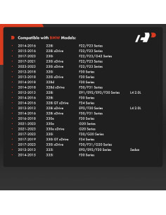 Enlaces de Barra Estabilizadora A-Premium para BMW 2014-2016 2