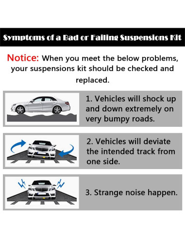 Enlace Estabilizador de Barra de Sway AUQDD K750263 2 Piezas