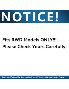 Barras Estabilizadoras Delanteras Detroit Axle para BMW RWD 2