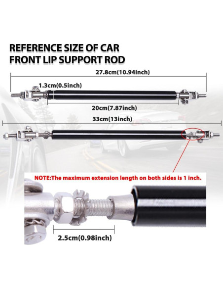 Labio Frontal Universal DEERMOTO con Varillas Divisoras Ajustable