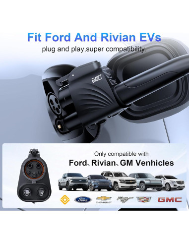 Adaptador NACS a CCS1 BMKCT 250kW para Supercargadores Tesla