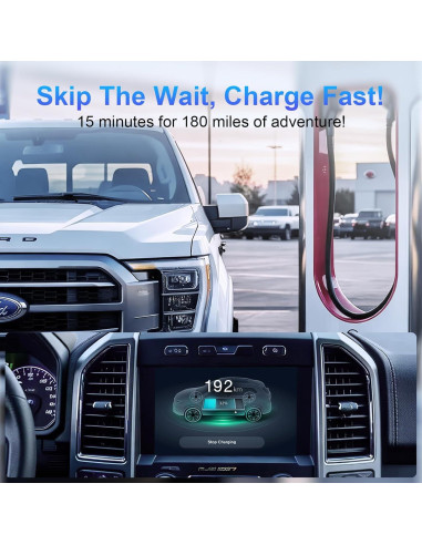 Adaptador NACS a CCS1 BMKCT 250kW para Supercargadores Tesla