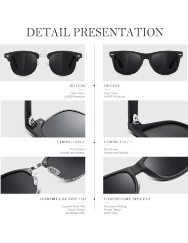 Gafas de sol polarizadas Reglaaly 2140/3016 UV para unisex