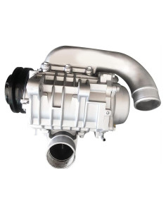 Supercargador Universal DRRSBRP SC14 3.0L Aluminio Plateado