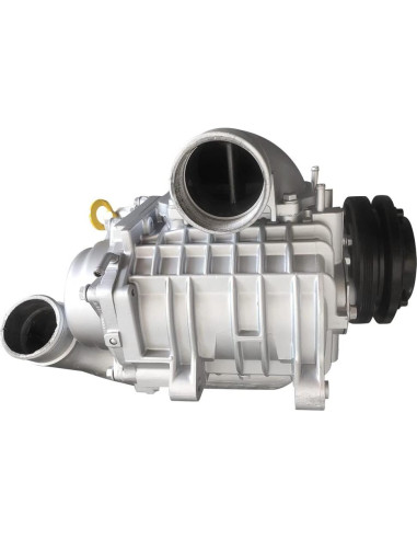 Supercargador Universal DRRSBRP SC14 3.0L Aluminio Plateado