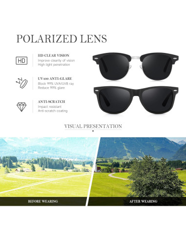 Gafas de sol polarizadas Reglaaly 2140/3016 UV para unisex