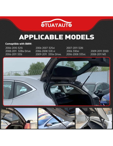 Reemplazo Estribos de Maletero OTUAYAUTO para BMW 323i 2006-2011